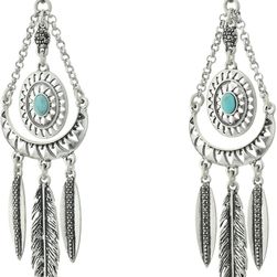 Lucky Brand Heritage Earrings Medium Grey