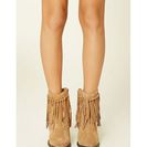 Incaltaminte Femei Forever21 Volatile Knotted Fringe Boots Camel
