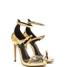 Incaltaminte Femei CheapChic Luxurious Touch Strappy Metallic Heels Gold