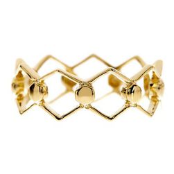 Bijuterii Femei Bony Levy 14K Yellow Gold Diamond Pattern Ring - Size 65 14K YELLOW GOLD