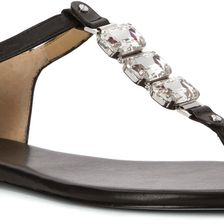 Michael Kors Leslie Thong Black