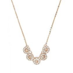 Bijuterii Femei Forever21 Floral Pendant Necklace Goldpeach