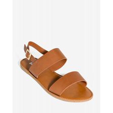 Incaltaminte Femei CheapChic Make It Sizzle Sandal Cognac