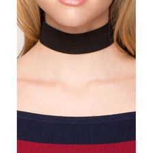 Bijuterii Femei CheapChic Wide Faux Suede Choker Black