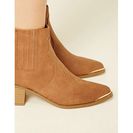 Incaltaminte Femei Forever21 Faux Leather Chelsea Boots Tan