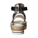 Incaltaminte Femei LOVE Moschino Shiny Espadrille Sandal BlackSilver