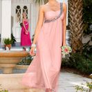 Rochie maxi one-shoulder 