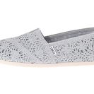 Incaltaminte Femei TOMS Crochet Classics Silver Crochet Metallic