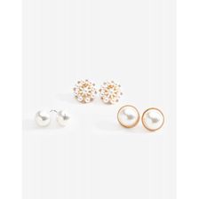 Bijuterii Femei CheapChic For The Love Of Pearl 3 Pair Earring Set Pearl