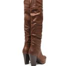 Incaltaminte Femei CheapChic No Slouch Faux Leather Platform Boots Chestnut