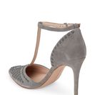 Incaltaminte Femei French Connection Grey Elanah Studded Pointed Toe T-Strap Pumps Grey