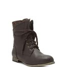 Incaltaminte Femei CheapChic Sweater Weather Cuffed Lace-up Boots Brown