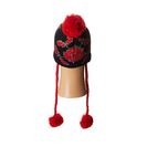 Accesorii Femei Betsey Johnson Vintage Rose Earflap Hat Black