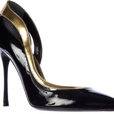 Sergio Rossi Pumps High Heel Calfskin Leather Soft Black