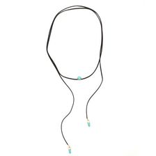 Bijuterii Femei CheapChic Westward Wanderer Bolo Necklace Black