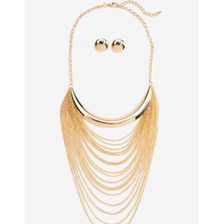 Bijuterii Femei CheapChic Tessa Layered Chain Necklace Met Gold