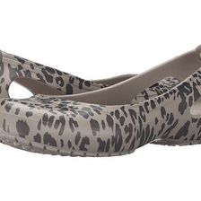 Incaltaminte Femei Crocs Kadee Animal Print Flat Smoke