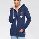 Hanorac căptuşit cu fleece catifelat 