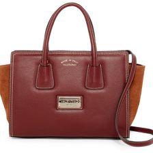 Valentino By Mario Valentino Kiria Leather Convertible Satchel BREAD