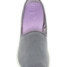 Incaltaminte Femei Crocs Busy Day Canvas Skimmer CHARCOAL-PEARL WHITE