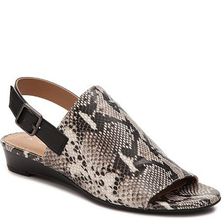 Incaltaminte Femei Tahari Conner Wedge Sandal BlackWhite