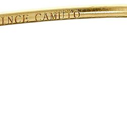 Vince Camuto Rivoli Dainty Cuff Bracelet Worn Gold/Milky Grey