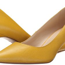 Nine West Margot Yellow Reptile