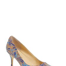 Incaltaminte Femei Ivanka Trump Boni 5 Pointy Toe Pump Women BLUE SQUIGGLE FLOWER CORK