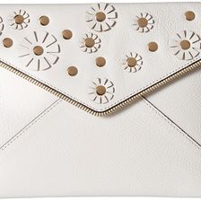 Rebecca Minkoff Leo Clutch White