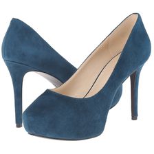 Nine West Juliette Blue Green Suede