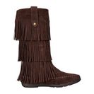 Incaltaminte Femei Rampage Clara Dark Brown Micro Suede