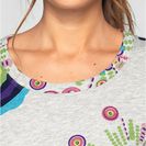 Bluză casual cu imprimeu 