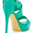 Incaltaminte Femei Michael Antonio Tyrian Island Platform Sandal Lt Teal