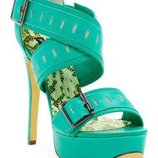 Incaltaminte Femei Michael Antonio Tyrian Island Platform Sandal Lt Teal