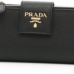 Prada Saffiano Wallet NERO