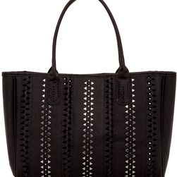 Steve Madden Hunter Stud Tote BLACK