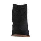 Incaltaminte Femei TOMS Leila Bootie Black Suede Embossed