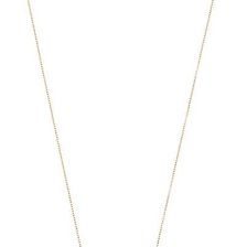 Michael Kors Logo Plaque Necklace Gold/Clear