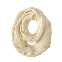 Cole Haan Diagonal Rib Infinity Scarf Ivory