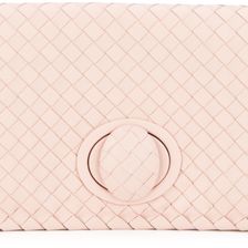 Bottega Veneta Woven Nappa Clutch N.PETALE/N.PETALE/BRU