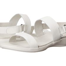 Trotters Gina White Soft Tumbled Leather