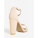 Incaltaminte Femei CheapChic Rampage-04s Tough It Up Heel Nude