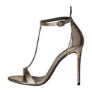 Incaltaminte Femei Rachel Zoe Tee Dark Pewter Metallic Snake