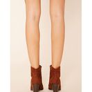 Incaltaminte Femei Forever21 Faux Suede Ankle Booties Brown