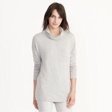 Ralph Lauren Cowlneck Jersey Sweater Platinum Heather