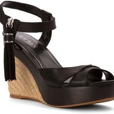 Ralph Lauren Gwen Black Burnished Vachetta