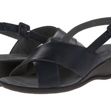 Trotters Lee Navy Burnished Soft Kid Leather