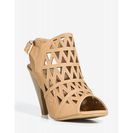 Incaltaminte Femei CheapChic Pen-10 Sworn To Secrecy Bootie TanStone