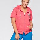 Jachetă casual cu mâneci scurte 