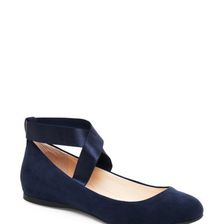 Incaltaminte Femei Jessica Simpson Midnight Mandayss Elastic Strap Flats Midnight